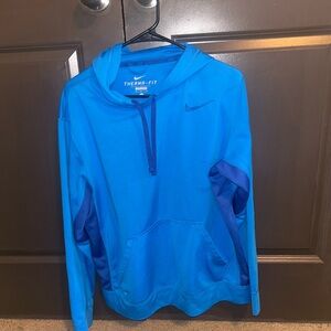 Nike Therma-Fit Hoodie in Bright Blue